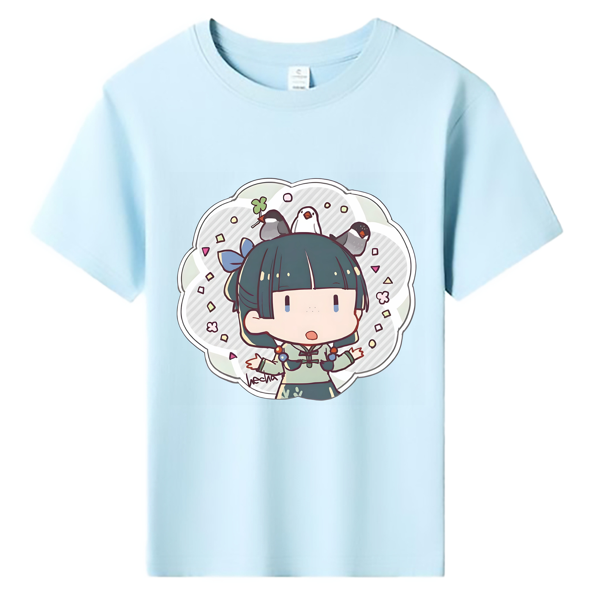（画像用） 薬屋のひとりごと The Apothecary Diaries 綿100％キッズTシャツ（フロントプリント）